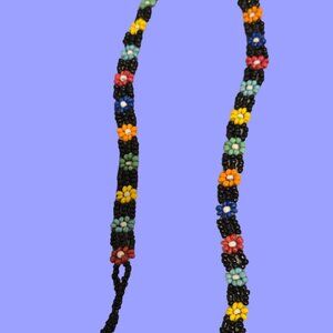 Flowered Choker Vintage~ 15 inches long